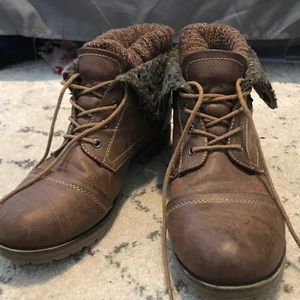 Ankle “hiking” booties